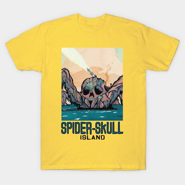 Visit Spider-Skull Island T-Shirt by RocketPopInc